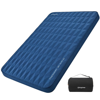 King Camp - Double Thick 3D Self-Inflating Camping Pad