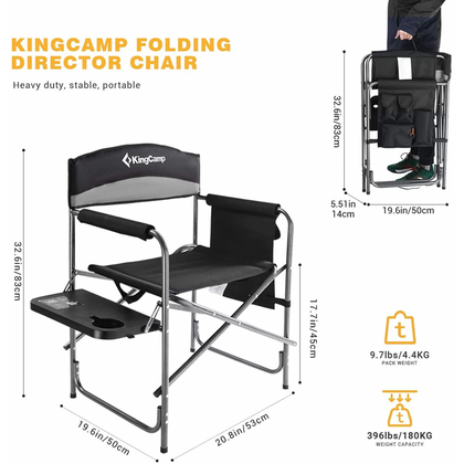 King Camp - HD Folding director Chair