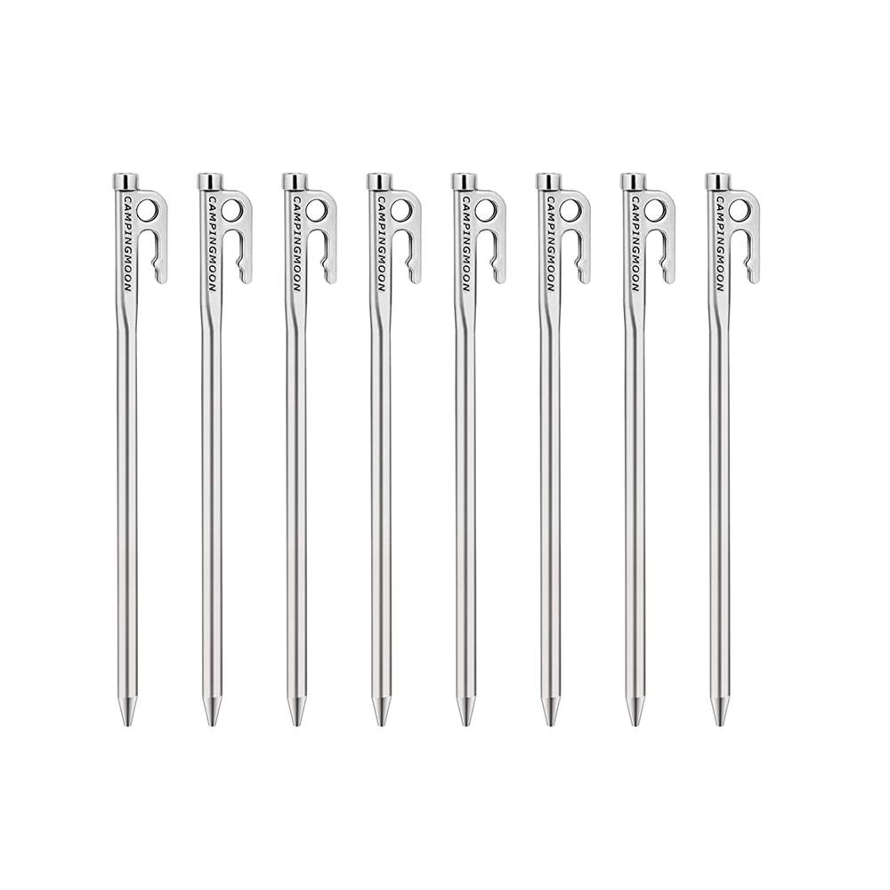 Camping Moon - 8 Pieces Nail Pegs Stainless Steel (20 CM)