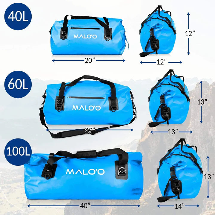 Malo o DryPack Roll Top Duffle Bag Campnsea