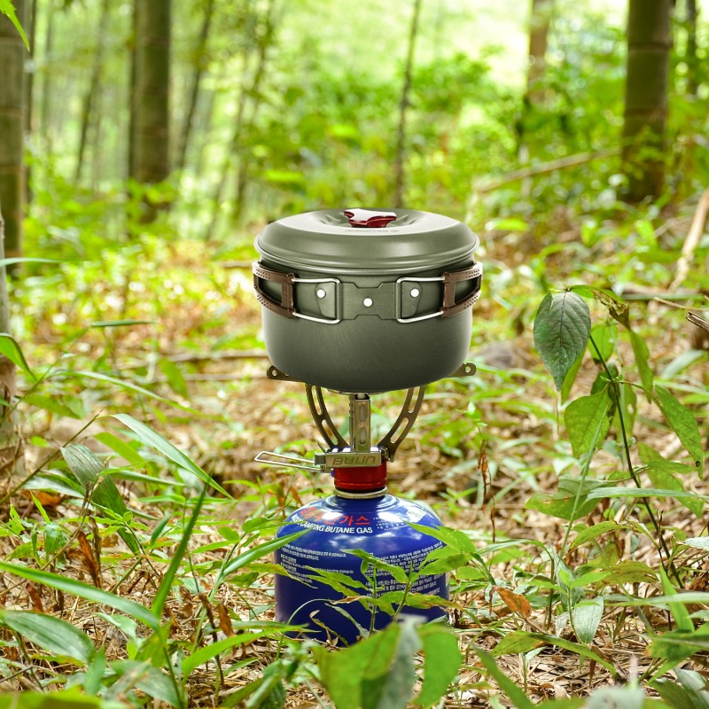 KingCamp Aluminum Camping Cookware Set Open Fire Cookware