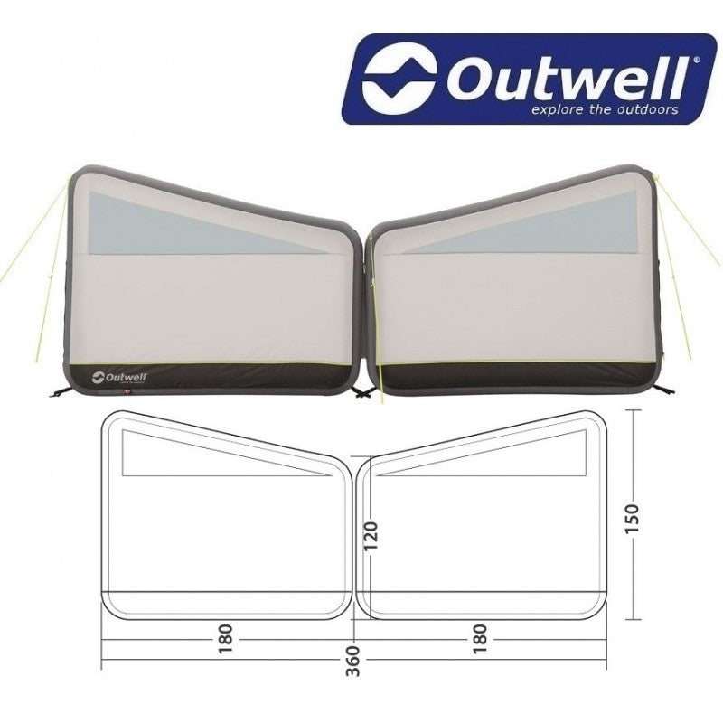 Outwell Magante campingkeuken met uitvouwbare klep - Grijs Outwell Magante campingkeuken met uitvouwbare klep - Grijs