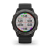 Garmin - Fenix 6x - Sapphire Editions (Black with Black Strap 51mm)