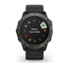 Garmin - Fenix 6x - Sapphire Editions (Black with Black Strap 51mm)