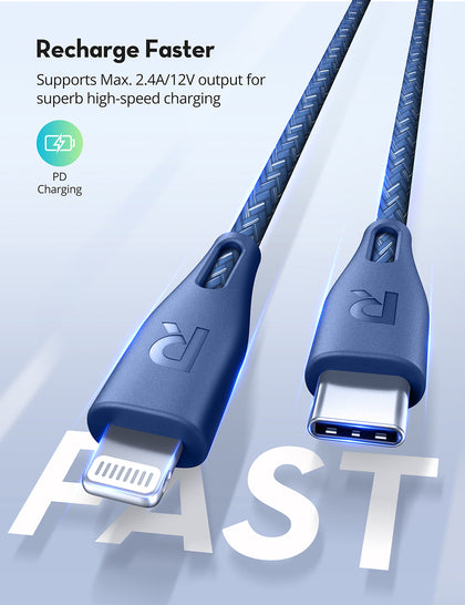 RAVPower - C-Lightning Cable Blue