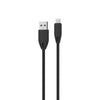 Powerology - Braided USB-A to Lightning Cable 1.2M (Black)