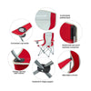 KingCamp - Classic Arms Chair (Red & Grey)
