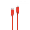 Powerology - Braided USB-C to Lightning Cable 1.2M (Red)