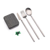 Outlery - Travel Cutlery Set (Raw Silver)