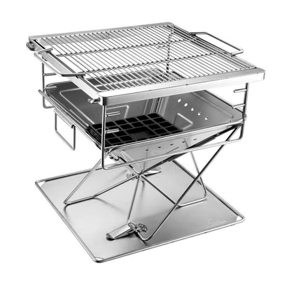 Camping Moon - Foldable BBQ Grill & Fire Pit (Medium)