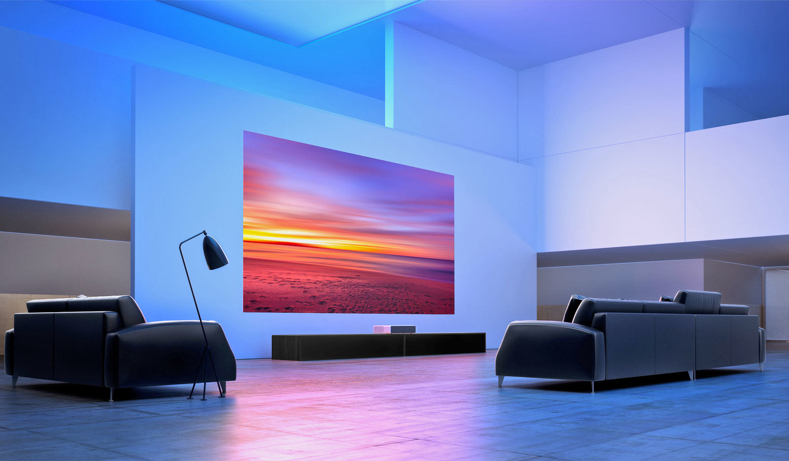 Xiaomi Mi - 4K Laser Projector 150 With Ambient Light 100 Projector Screen