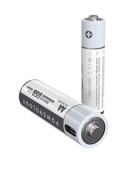 Powerology - USB Rechargeable Battery AA (2pc)