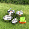 Camping Moon - Stainless Steel Cookware Set (MC-210)